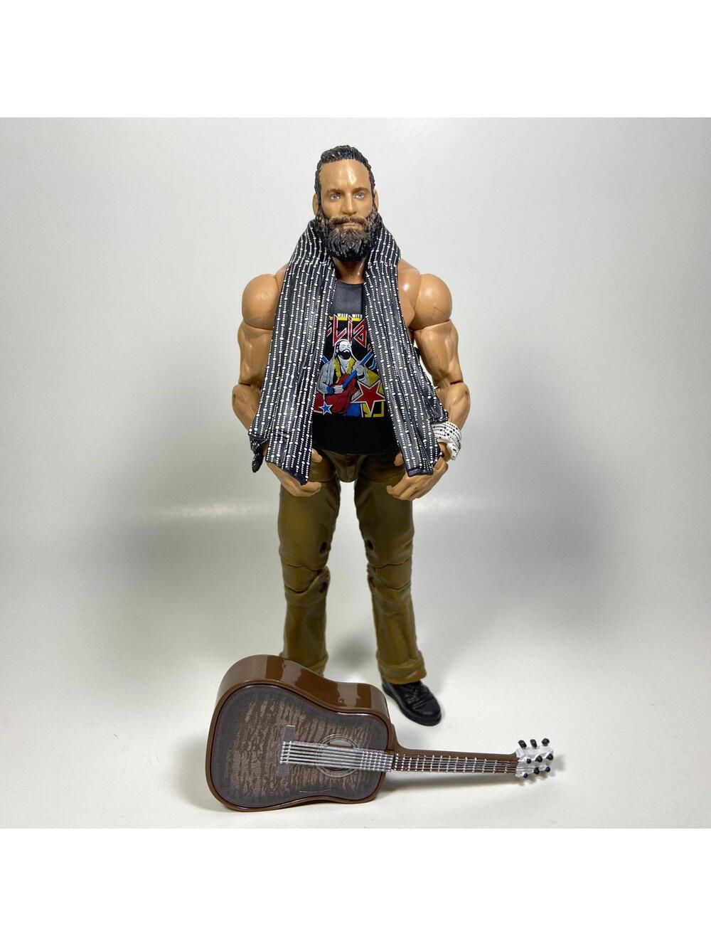 7" Mattel WWE Elite Series 73 Elias Figure - INCOMPLETE